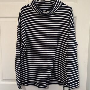 Land’s End XL high low cotton funnel neck